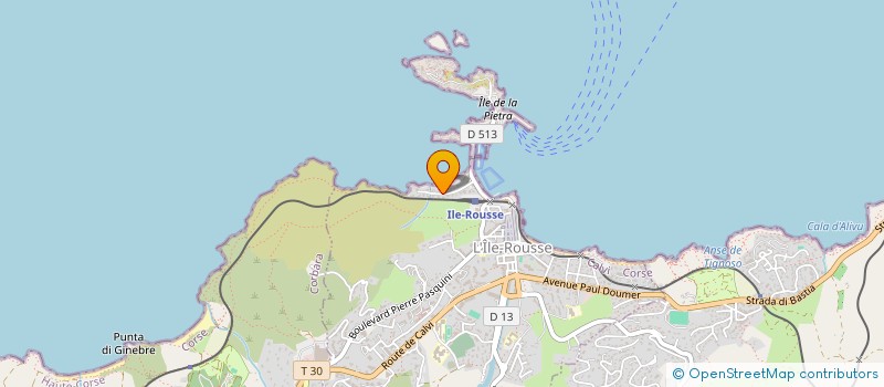 localisation de l'entreprise DOYA à L'ILE-ROUSSE