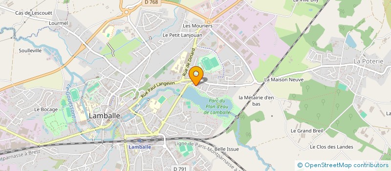 localisation de l'entreprise DOYANN  LAMBALLE-ARMOR