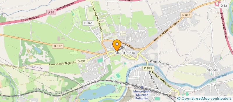 localisation de l'entreprise DOYEMME DE MONTREJEAU  MONTREJEAU