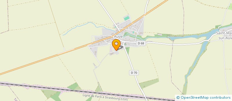 localisation de l'entreprise DOYEN  AUVE