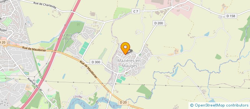 localisation de l'entreprise DOYEN  MAZIERES-EN-MAUGES