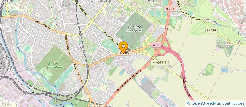 localisation de l'entreprise DOYEN GARNIER à DIJON