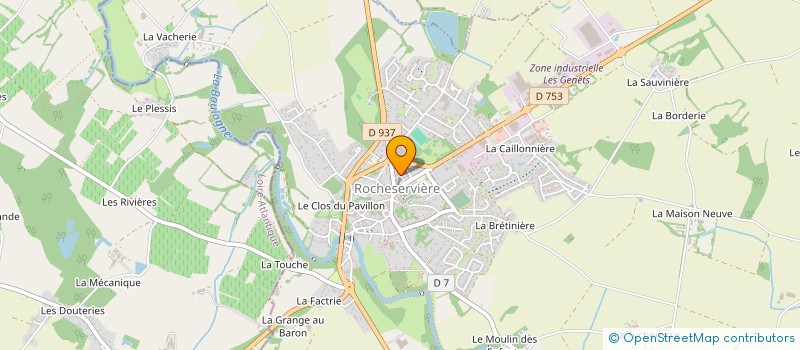 localisation de l'entreprise DOYENNE DE ROCHESERVIERE  ROCHESERVIERE