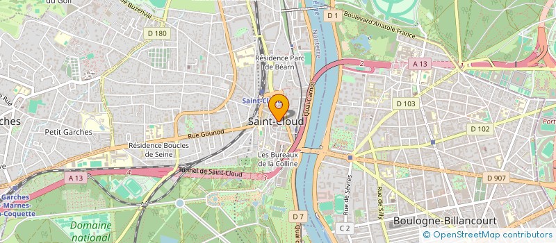 localisation de l'entreprise DOYENNE DE SAINT CLOUD à SAINT-CLOUD
