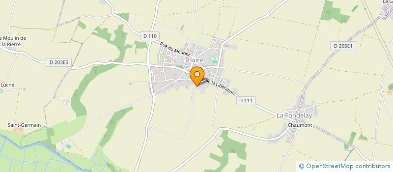 localisation de l'entreprise DOZ  THAIRE