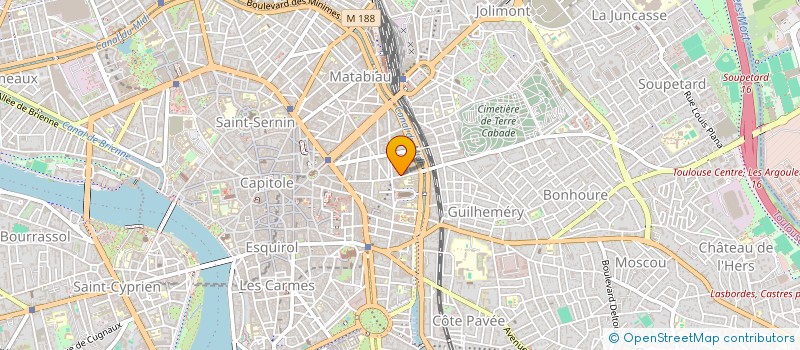 localisation de l'entreprise DOZER  TOULOUSE