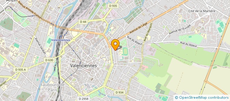 localisation de l'entreprise DOZIAS SPORTS  VALENCIENNES