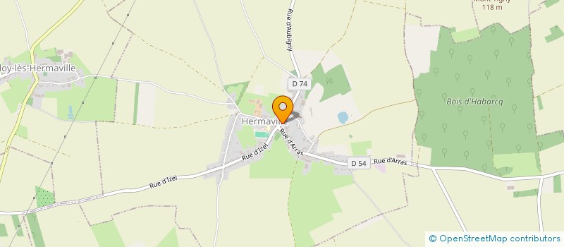 localisation de l'entreprise DOZINEL FINANCES  HERMAVILLE