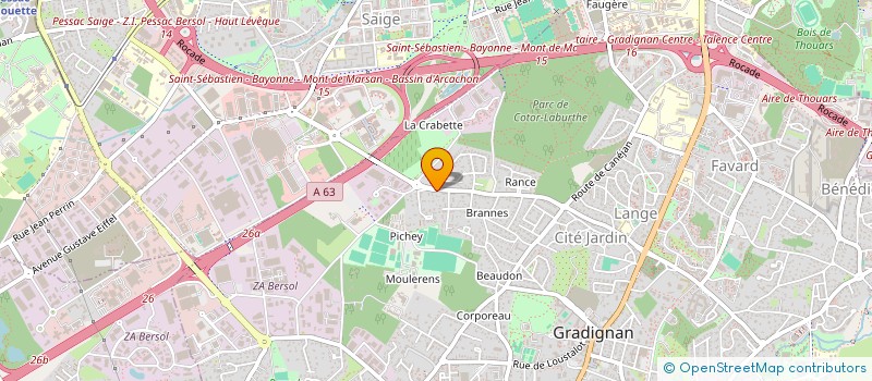 localisation de l'entreprise DOZIT à GRADIGNAN