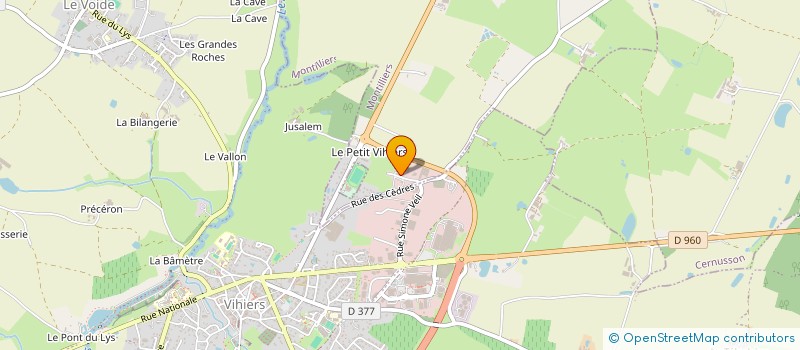 localisation de l'entreprise DOZLIGN  MONTILLIERS