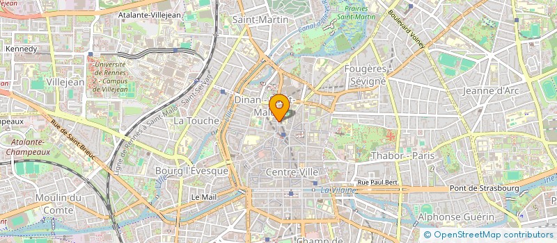 localisation de l'entreprise DOZO à RENNES
