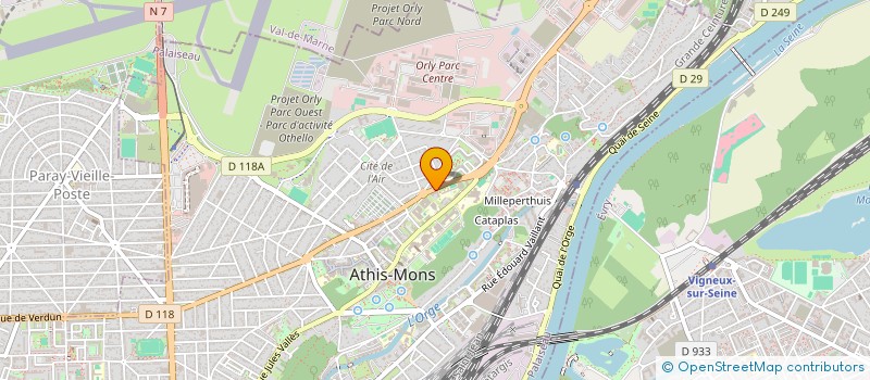 localisation de l'entreprise DOZORTZ à SAVIGNY-SUR-ORGE