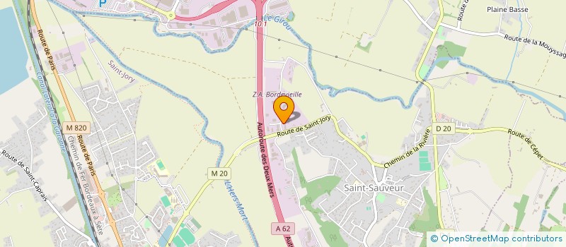 localisation de l'entreprise DP à SAINT-SAUVEUR