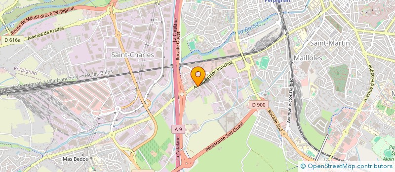 localisation de l'entreprise DP 66 2  PERPIGNAN