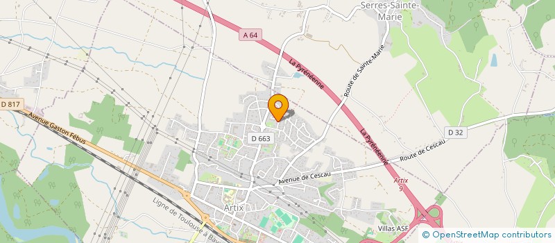 localisation de l'entreprise DP  ARTIX