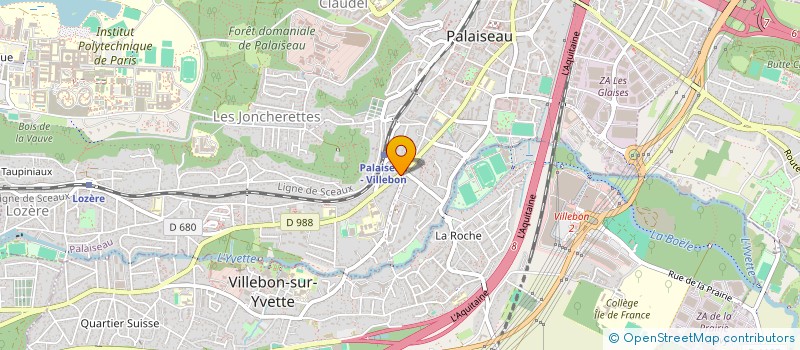 localisation de l'entreprise DP AGENCEMENT à PALAISEAU