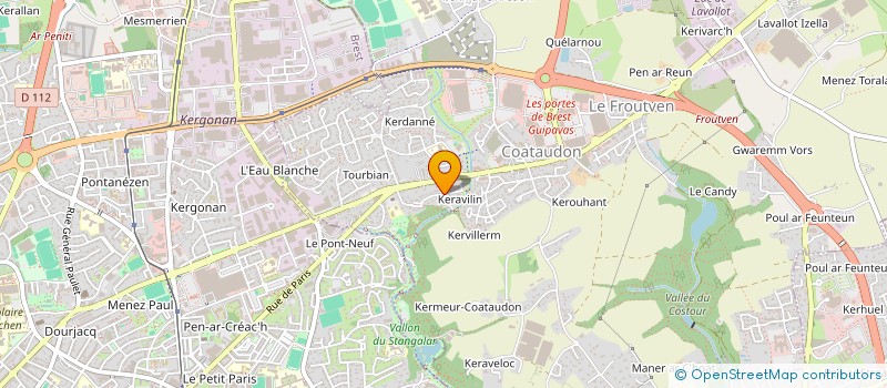 localisation de l'entreprise DP AND CO  GUIPAVAS