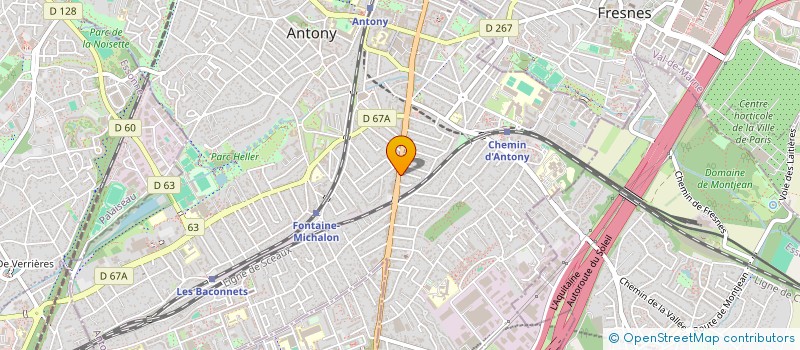 localisation de l'entreprise DP ANTONY à ANTONY