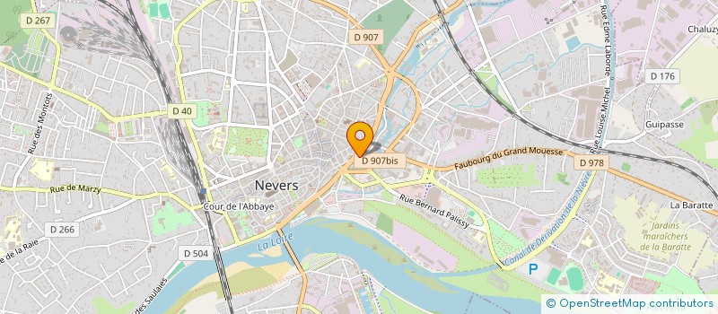 localisation de l'entreprise DP AUTO à NEVERS