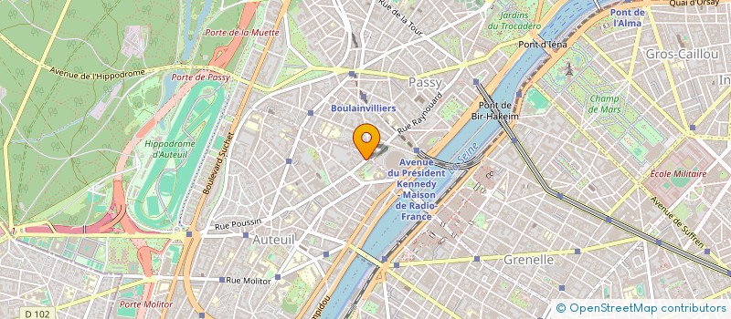 localisation de l'entreprise DP AUTOMOBILES à PARIS