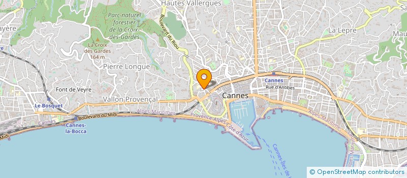 localisation de l'entreprise DP AZUR  CANNES