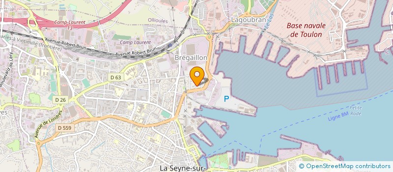 localisation de l'entreprise DP BAT à LA SEYNE SUR MER