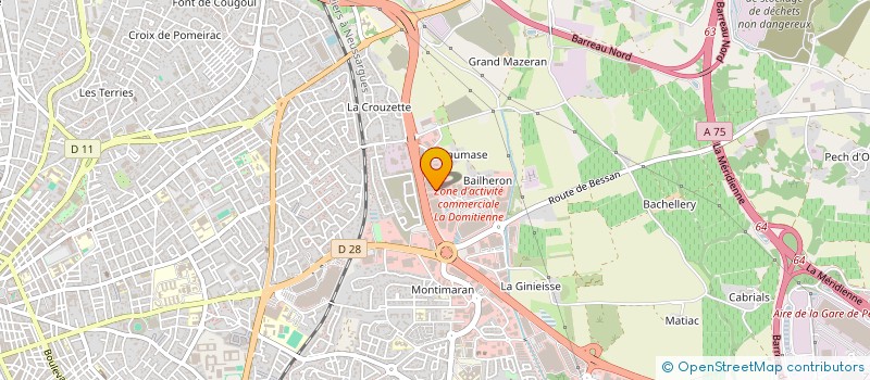 localisation de l'entreprise DP BEZIERS  BEZIERS