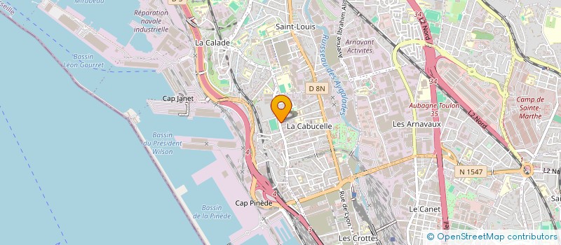 localisation de l'entreprise DP BOIS à MARSEILLE