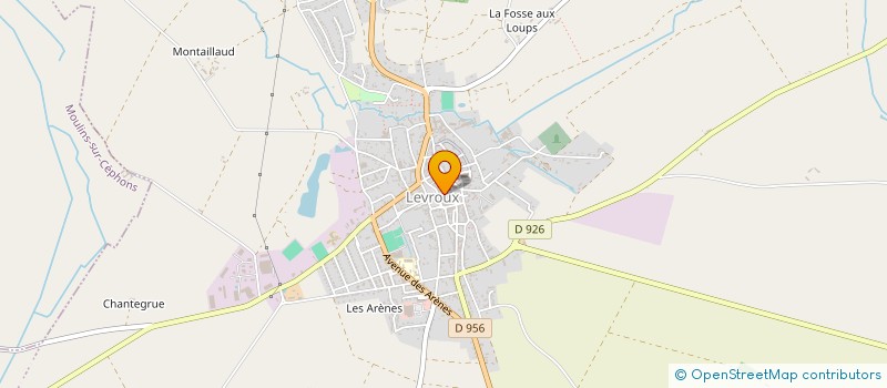 localisation de l'entreprise DP CAPITAL à LEVROUX
