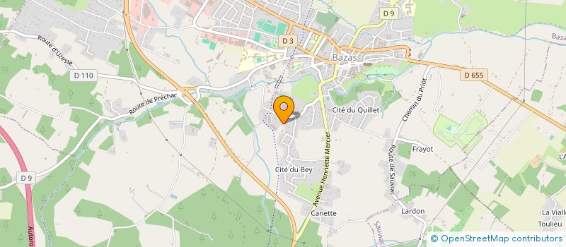 localisation de l'entreprise DP.CLEAN  BAZAS