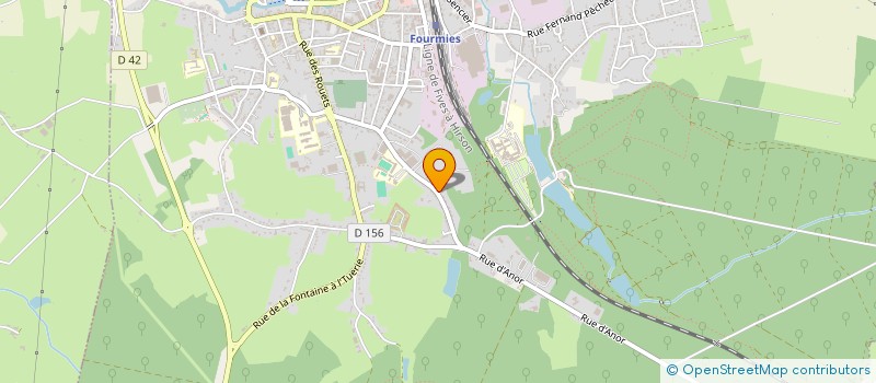 localisation de l'entreprise DP & CO  FOURMIES