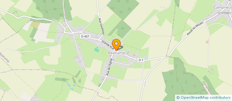 localisation de l'entreprise DP COMBLES  REALCAMP
