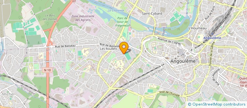 localisation de l'entreprise DP COMPTA à ANGOULEME