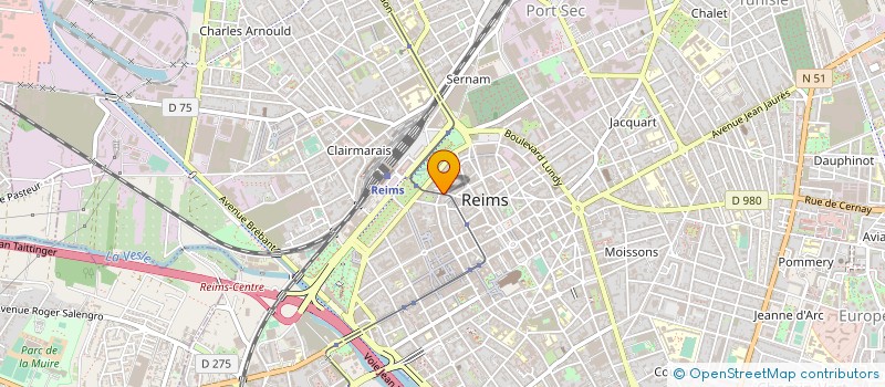 localisation de l'entreprise DP CONCEPT à REIMS