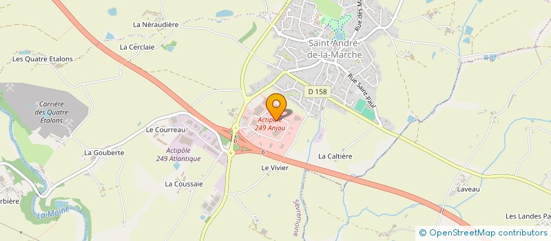 localisation de l'entreprise DP CONCEPT à SEVREMOINE