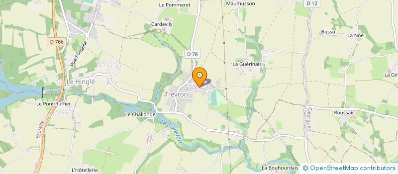 localisation de l'entreprise DP CONCEPT  TREVRON