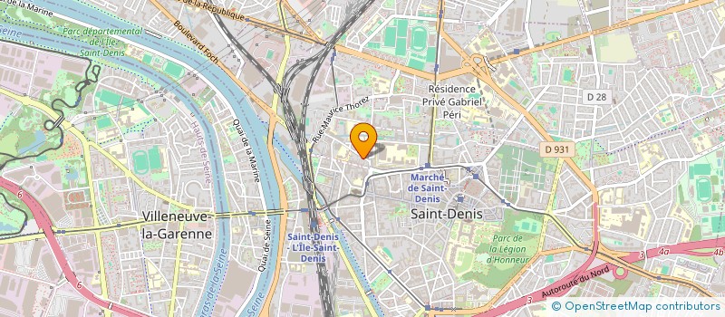 localisation de l'entreprise DP CONSEIL à SAINT-DENIS