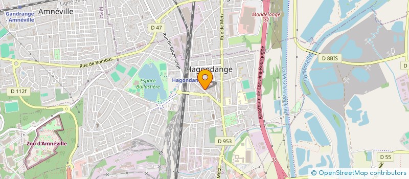 localisation de l'entreprise DP CONSEIL  HAGONDANGE