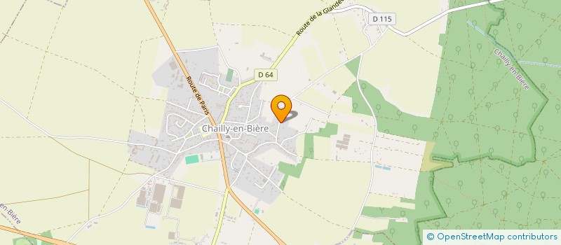 localisation de l'entreprise DP CONSTRUCTION  CHAILLY-EN-BIERE