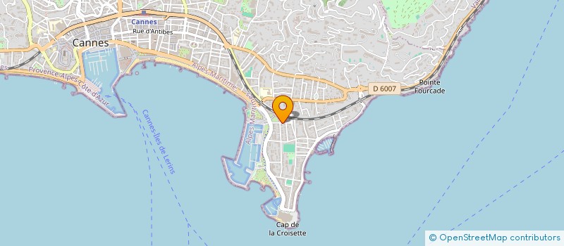 localisation de l'entreprise DP CONSULT à CANNES