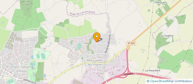 localisation de l'entreprise DP DEPANNAGE  VERRIERES-EN-ANJOU