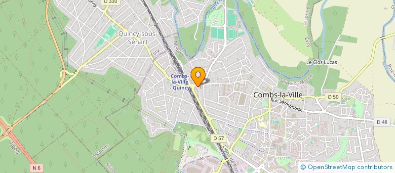 localisation de l'entreprise DP ELECTRICITE MULTISERVICES  COMBS-LA-VILLE