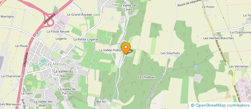 localisation de l'entreprise DP FERTIL à ROCHECORBON
