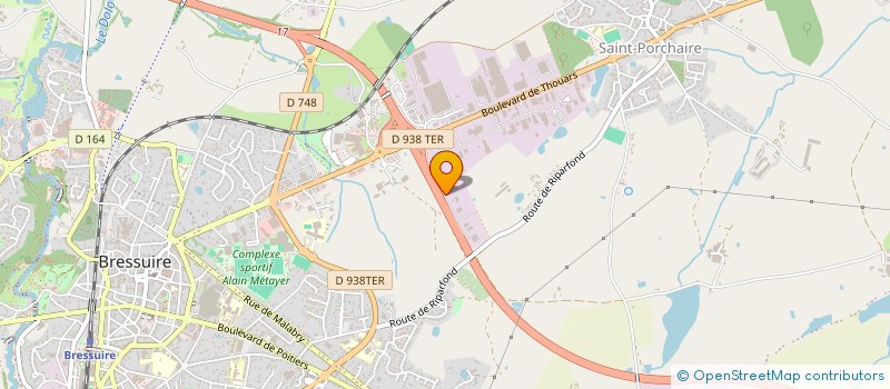 localisation de l'entreprise DP FINANCES  BRESSUIRE