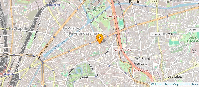 localisation de l'entreprise DP FINANCES ET PARTICPITAIONS  PARIS