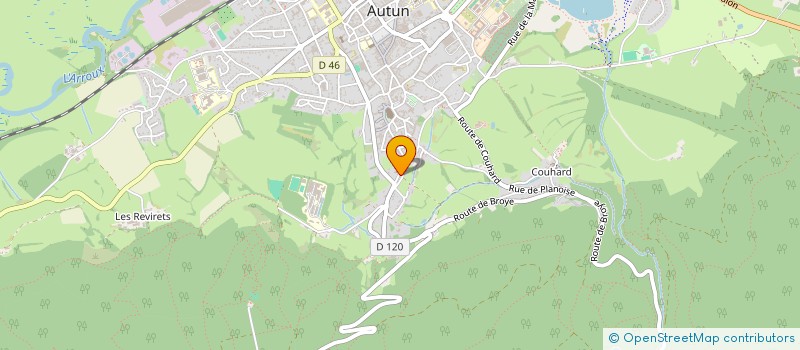 localisation de l'entreprise DP GESTION ET SERVICES  AUTUN
