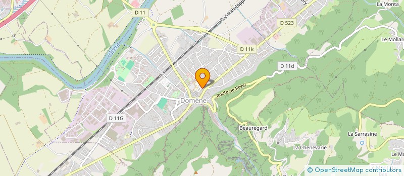 localisation de l'entreprise DP IMMO  DOMENE