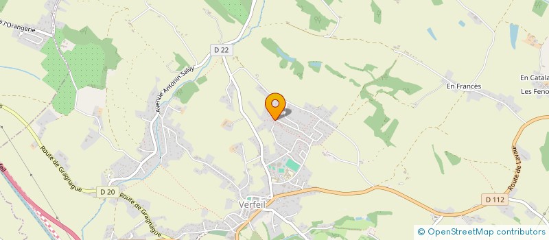 localisation de l'entreprise DP IMMO  VERFEIL