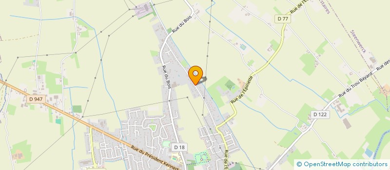 localisation de l'entreprise DP IMMO  ESTAIRES