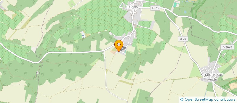 localisation de l'entreprise DP IMMO  TRIGNY